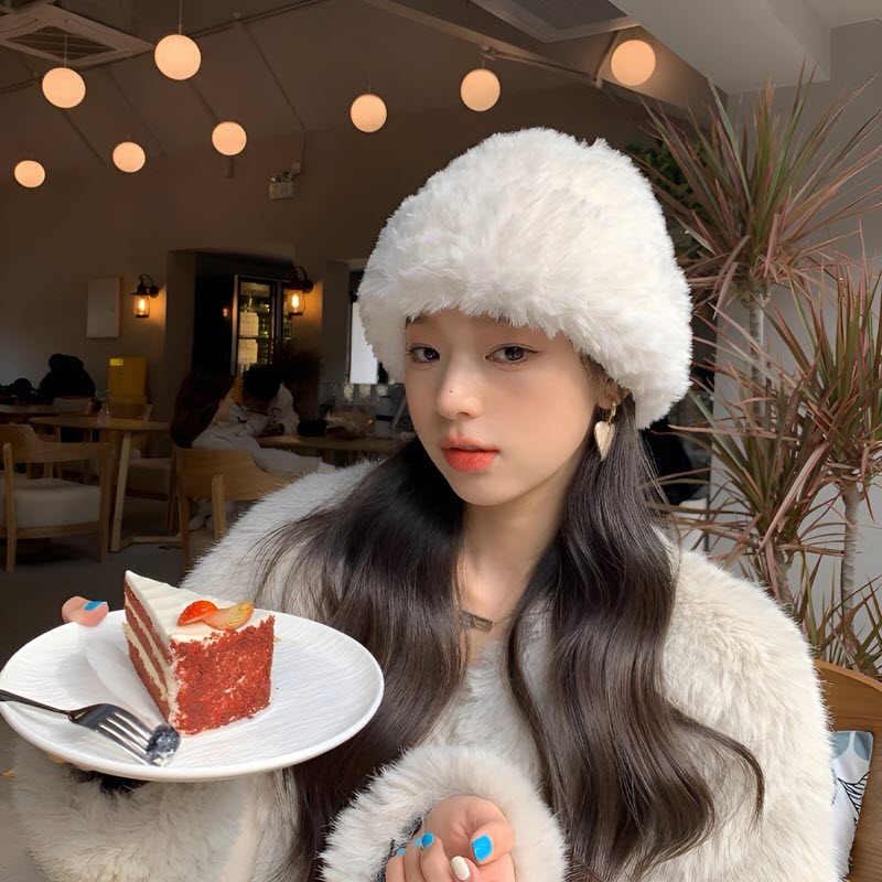 Mũ Nón Len Nữ Lông Cừu Ulzzang ML003 Cao Cấp
